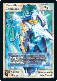 Crystallus' Command (Unlimited Edition) - Crystal Forge - Exodus TCG card