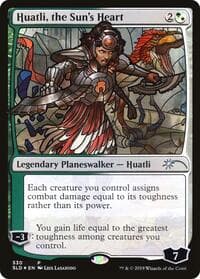 Huatli, the Sun's Heart (Stained Glass) - Secret Lair Drop Series - Magic: The Gathering card