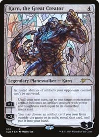 Karn, the Great Creator (Stained Glass) - Secret Lair Drop Series - Magic: The Gathering card