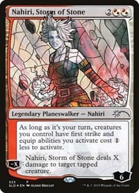 Nahiri, Storm of Stone (Stained Glass) - Secret Lair Drop Series - Magic: The Gathering card