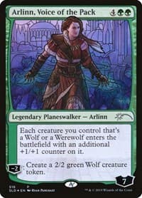 Arlinn, Voice of the Pack (Stained Glass) - Secret Lair Drop Series - Magic: The Gathering card