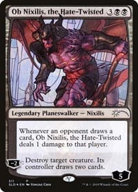 Ob Nixilis, the Hate-Twisted (Stained Glass) - Secret Lair Drop Series - Magic: The Gathering card