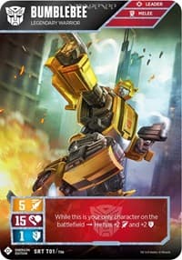 Bumblebee - Legendary Warrior (Energon Edition) - Wave 1 - Transformers TCG card