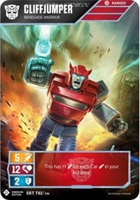 Cliffjumper - Renegade Warrior (Energon Edition) - Wave 1 - Transformers TCG card