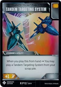 Tandem Targeting System (Energon Edition) - Wave 1 - Transformers TCG card