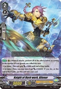 Knight of Hard-work, Alienor - V-EB10: The Mysterious Fortune - Cardfight Vanguard card