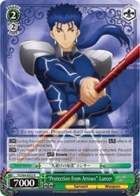 "Protection from Arrows" Lancer - Fate/stay night [Heaven's Feel] - Weiss Schwarz card