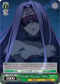 Flexible Physique, Rider - Fate/stay night [Heaven's Feel] - Weiss Schwarz card