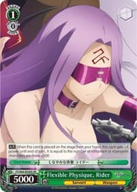 Flexible Physique, Rider (SR) - Fate/stay night [Heaven's Feel] - Weiss Schwarz card