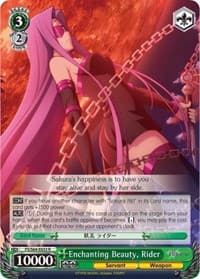 Enchanting Beauty, Rider - Fate/stay night [Heaven's Feel] - Weiss Schwarz card