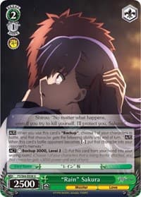 "Rain" Sakura - Fate/stay night [Heaven's Feel] - Weiss Schwarz card
