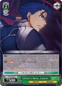 Ulster's Hero, Lancer - Fate/stay night [Heaven's Feel] - Weiss Schwarz card