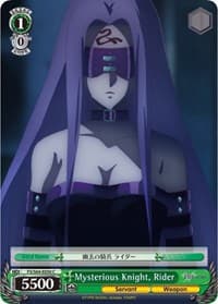 Mysterious Knight, Rider - Fate/stay night [Heaven's Feel] - Weiss Schwarz card