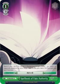 Spellbook of Fake Authority - Fate/stay night [Heaven's Feel] - Weiss Schwarz card