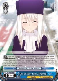 One of Many Faces, Illyasviel - Fate/stay night [Heaven's Feel] - Weiss Schwarz card