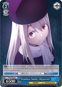 Fearless Smile, Illyasviel - Fate/stay night [Heaven's Feel] - Weiss Schwarz card