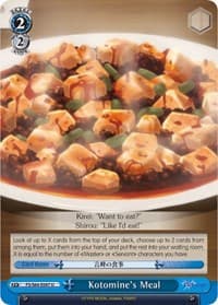 Kotomine's Meal - Fate/stay night [Heaven's Feel] - Weiss Schwarz card