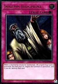 Solemn Judgment (UTR) - OTS Tournament Pack 12 - YuGiOh card