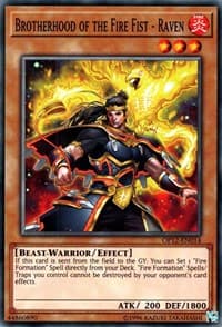 Brotherhood of the Fire Fist - Raven - OTS Tournament Pack 12 - YuGiOh card