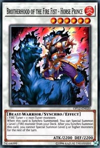 Brotherhood of the Fire Fist - Horse Prince - OTS Tournament Pack 12 - YuGiOh card