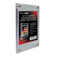1/4" Screwdown Non-Recessed Holder - Ultra Pro Toploaders - Collectible Storage card