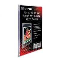 1/4" Screwdown Recessed Holder - Ultra Pro Toploaders - Collectible Storage card