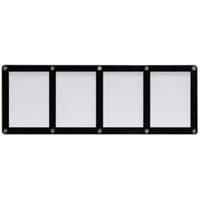 4-Card Black Frame Screwdown Holder - Ultra Pro Toploaders - Collectible Storage card