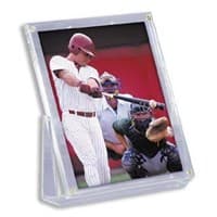 8" x 10" Lucite Screwdown with Swivel Stand - Ultra Pro Toploaders - Collectible Storage card