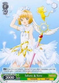 Sakura & Kero - Cardcaptor Sakura: Clear Card - Weiss Schwarz card