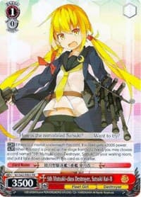 5th Mutsuki-class Destroyer, Satsuki Kai-II - KanColle: Arrival! Reinforcement Fleets from Europe! - Weiss Schwarz card