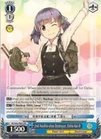 2nd Asashio-class Destroyer, Oshio Kai-II - KanColle: Arrival! Reinforcement Fleets from Europe! - Weiss Schwarz card