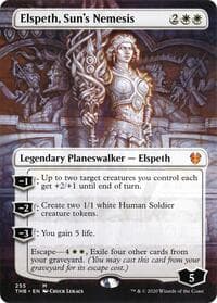 Elspeth, Sun's Nemesis (Borderless) - Theros Beyond Death - Magic: The Gathering card
