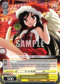 Santa Kuroyukihime - Accel World -Infinite Burst- - Weiss Schwarz card