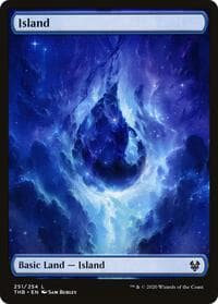 Island - Theros Beyond Death - Magic: The Gathering card