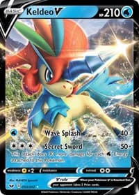 Keldeo V - SWSH01: Sword & Shield Base Set - Pokemon card
