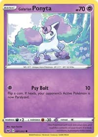 Galarian Ponyta - SWSH01: Sword & Shield Base Set - Pokemon card