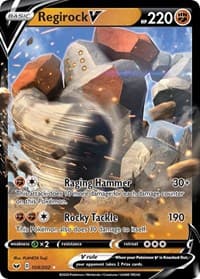 Regirock V - SWSH01: Sword & Shield Base Set - Pokemon card