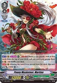 Peony Musketeer, Martina - V-EB10: The Mysterious Fortune - Cardfight Vanguard card