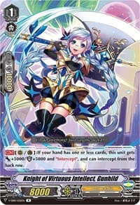 Knight of Virtuous Intellect, Gunhild - V-EB10: The Mysterious Fortune - Cardfight Vanguard card