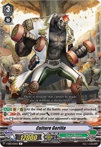 Culture Gorilla - V-EB10: The Mysterious Fortune - Cardfight Vanguard card