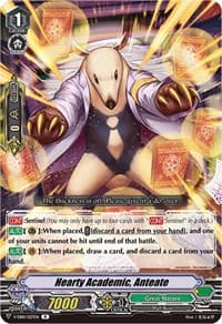 Hearty Academic, Anteate - V-EB10: The Mysterious Fortune - Cardfight Vanguard card