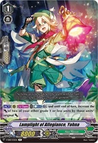 Lamplight of Allegiance, Yohna - V-EB10: The Mysterious Fortune - Cardfight Vanguard card