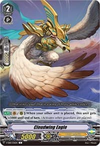 Cloudwing Eagle - V-EB10: The Mysterious Fortune - Cardfight Vanguard card