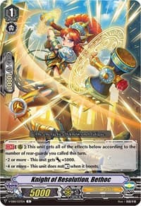 Knight of Resolution, Bethoc - V-EB10: The Mysterious Fortune - Cardfight Vanguard card