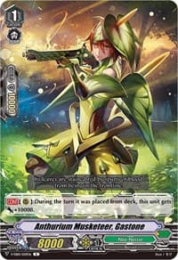 Anthurium Musketeer, Gastone - V-EB10: The Mysterious Fortune - Cardfight Vanguard card