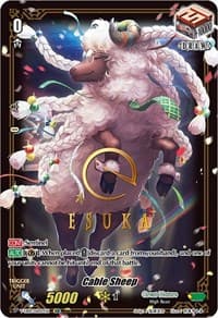 Cable Sheep (SSR) - V-EB10: The Mysterious Fortune - Cardfight Vanguard card