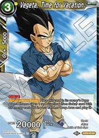 Vegeta, Time for Vacation - Expansion Deck Box Set 09: Saiyan Surge - Dragon Ball Super: Masters card