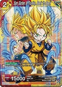 Son Goten & Trunks, Back to Back - Expansion Deck Box Set 09: Saiyan Surge - Dragon Ball Super: Masters card
