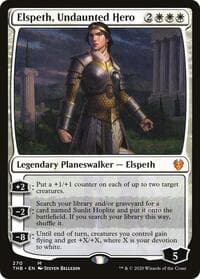 Elspeth, Undaunted Hero - Theros Beyond Death - Magic: The Gathering card