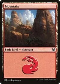 Mountain (284) - Theros Beyond Death - Magic: The Gathering card